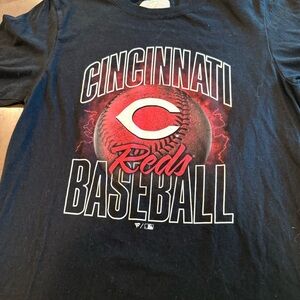 Cincinnati Reds Baseball Fanatics Black Apparel
